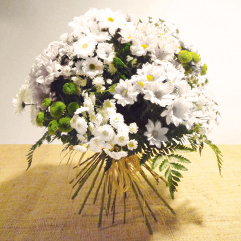 ramo de margaritas blancas-Rebolledo floristas