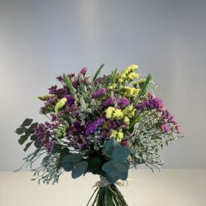 Ramo seco de statice y limonium
