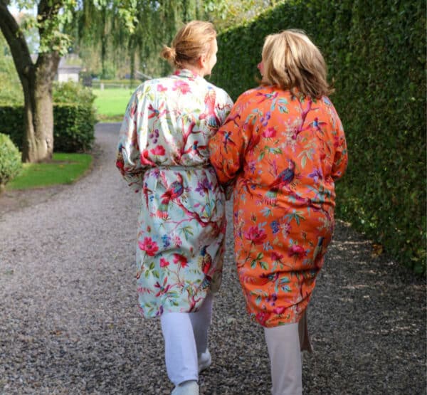 Kimono de flores
