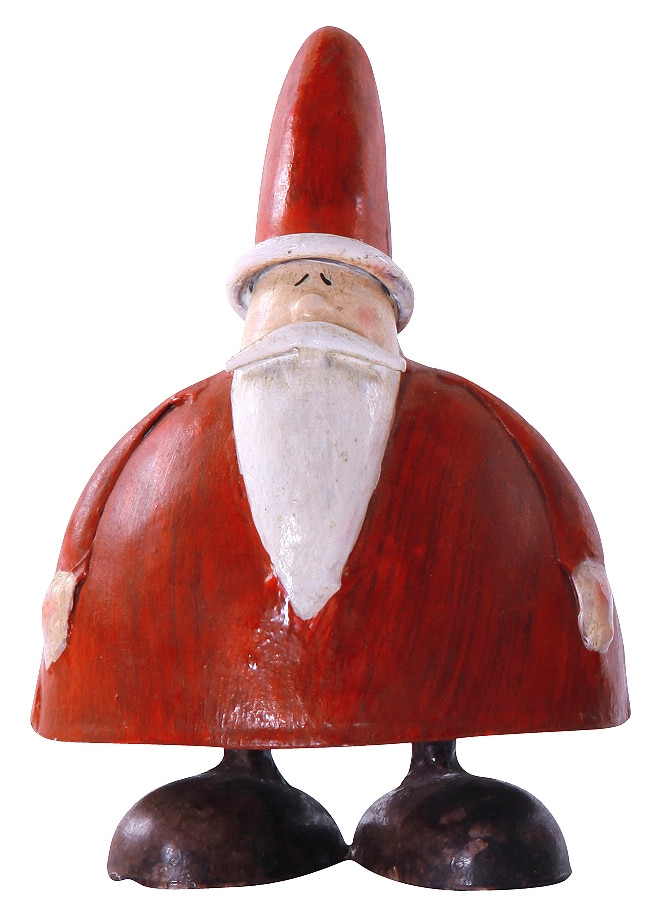figura de metal de Papa Noel