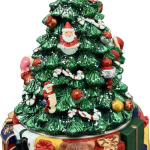 árbol navideño musical de 15cm