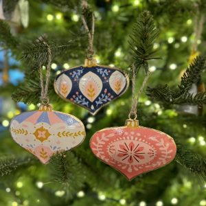 Set de 3 colgantes para árbol de navidad
