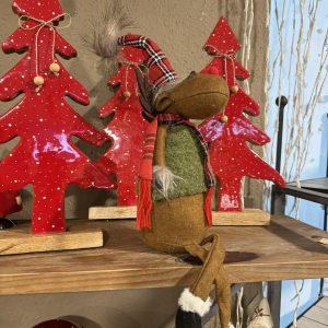 figura de reno navideño de 42cm