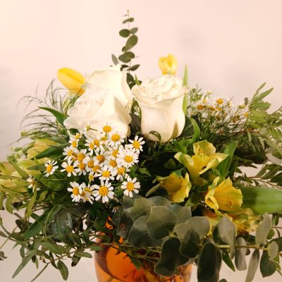 Copa flores amarillas 1